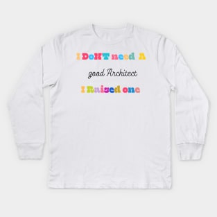 Architect Kids Long Sleeve T-Shirt